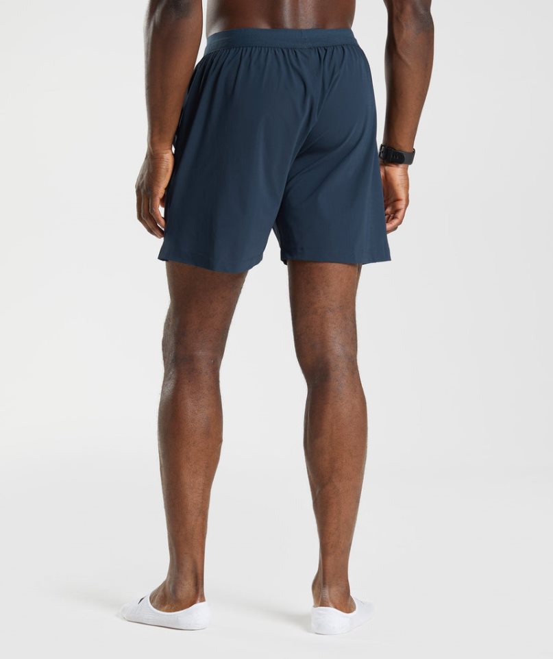 Men's Gymshark Studio Shorts Navy | CA D018N3